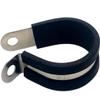 10-Piece 6–45 mm Stainless Steel P-Clips with Rubber Lining (8 mm) view 1