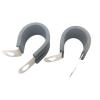 10-Piece 6–45 mm Stainless Steel P-Clips with Rubber Lining (8 mm) view 4