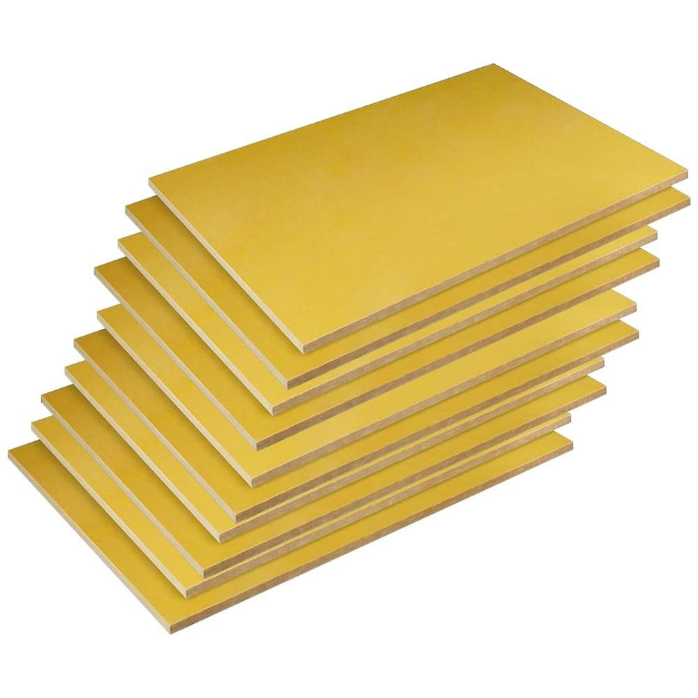 5 mm Epoxy Insulation Sheet, 3240 Fiberglass Epoxy Board, 2 x 2 in, 10-Pack
