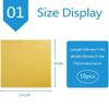 5 mm Epoxy Insulation Sheet, 3240 Fiberglass Epoxy Board, 2 x 2 in, 10-Pack view 2