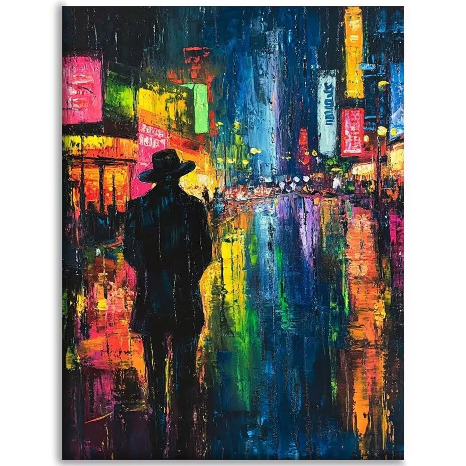 5D Diamond Painting for Adults, Paris Street, Full Drill, 40 x 50 cm