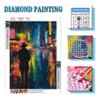 5D Diamond Painting for Adults, Paris Street, Full Drill, 40 x 50 cm view 3