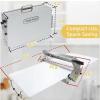 DHsdlpLU Foldable Stainless Steel Dough Sheeter, 0.5–27 mm Adjustable Thickness view 3