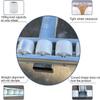 LISHEUK Gravity Conveyor, Light-Duty Conveyor, Stainless Steel Frame, ABS Rollers, for Freight Handling, Warehouses, Delivery and Unloading (2-Track, 300 cm Long) view 3