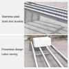 LISHEUK Gravity Conveyor, Light-Duty Conveyor, Stainless Steel Frame, ABS Rollers, for Freight Handling, Warehouses, Delivery and Unloading (2-Track, 300 cm Long) view 4