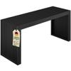 Bellamio Sava Bamboo Bench, Black, 100 cm Wide, Up to 250 kg view 1