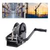 Carbon Steel Hand Winch, 2-Speed with 33 ft Steel Cable, Two-Way Ratchet, 3,500 lb Horizontal Pull, 1,700 lb Vertical Pull view 4