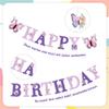6th Birthday Butterfly Decorations, Purple, for Girls view 3