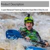 BoluDukNN Men's Kayak Drysuit, Lightweight, Waterproof 3-Layer Material, Green-XXL view 2