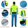 BoluDukNN Men's Kayak Drysuit, Lightweight, Waterproof 3-Layer Material, Green-XXL view 3