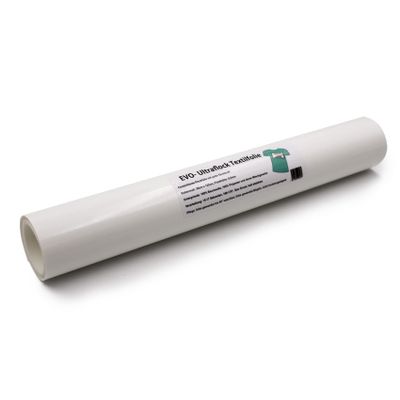 Evo Ultraflock Textile Film for Plotters, 33 Colors, DIN A4 Flock Film 30 x 20 cm (001 White, Roll 20 x 125 cm)