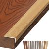 Self-Adhesive Aluminum Stair Nosing, Light Oak, 70 x 1.5 x 0.8 cm view 1