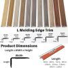 Self-Adhesive Aluminum Stair Nosing, Light Oak, 70 x 1.5 x 0.8 cm view 3