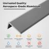 Self-Adhesive Aluminum Stair Nosing, Light Oak, 70 x 1.5 x 0.8 cm view 4