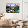 Feeby Canvas Wall Art – Lake and Mountain Landscape, 24 x 16 in, 1-Piece view 2