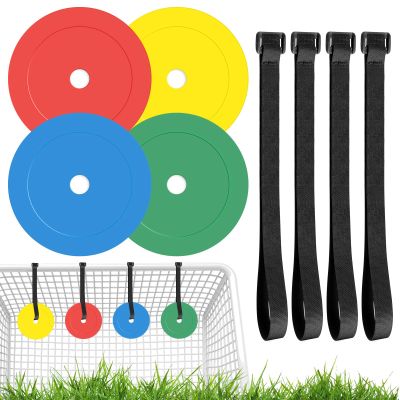 4-Piece Soccer Goal Target Set, Round 6-In Targets