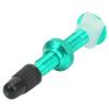 KIMISS Presta Valve Stem Extension Adapter for Mountain and Road Bikes, Lightweight Aluminum and Silicone, Universal Fit, No Air Leaks (Green) view 2