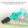 KIMISS Presta Valve Stem Extension Adapter for Mountain and Road Bikes, Lightweight Aluminum and Silicone, Universal Fit, No Air Leaks (Green) view 3
