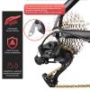 SustVita Mountain Bike Derailleur with 8-Speed Index Shifting, Hollow Design, and Direct-Mount System view 3