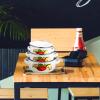 3-Piece Enamel Pot Set with Lid, Flat Bottom, Christmas Event view 4