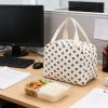 Yechiry Floral Lunch Bag, Waterproof Insulated Lunch Box Bag, Leakproof Aluminum Foil Lining, Reusable for Work, Picnics, Travel, 27 X view 3