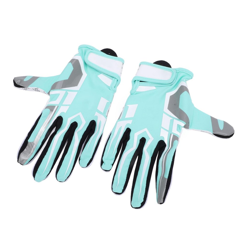 Unlined Protective Football Gloves, 1 Pair, Breathable Combat Gloves (L)