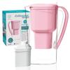 Pink Water Filter Pitcher, 1.4 L, BPA-Free view 1