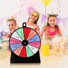 Tabletop Roulette Wheel - Spinning Board with 12 Customizable Slots view 3