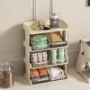 Tissting 4-Tier Tea Bag Organizer for Home & Kitchen, Cream White view 3