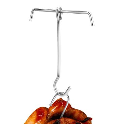Stainless Steel Turkey Hook for Roasting and Frying