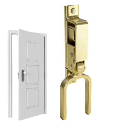 Steel Gate Latch, Quick Release, 15 x 5 cm, Heavy-Duty Outdoor Use