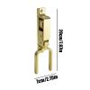 Steel Gate Latch, Quick Release, 15 x 5 cm, Heavy-Duty Outdoor Use view 2