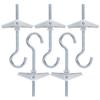 WOONEKY 5-Piece Galvanized Carbon Steel Toggle Anchors with Wing Nuts view 1