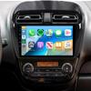 9-Inch Android 14 Car Stereo with GPS, CarPlay, Android Auto, Wi-Fi, Bluetooth, FM/RDS and SWC for Mitsubishi Mirage 2012–2019 view 1