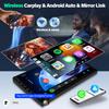 9-Inch Android 14 Car Stereo with GPS, CarPlay, Android Auto, Wi-Fi, Bluetooth, FM/RDS and SWC for Mitsubishi Mirage 2012–2019 view 3