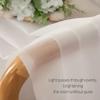 YUANZHI Sheer Voile Curtain 170 x 225 cm with Grommets, White view 2