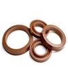 5 Fluororubber Oil Seals, 48 x 58 x 8 mm, Brown view 2
