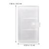 WEKAMOS Transparent Business Card Holder with 120 Compartments view 2