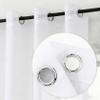 YUANZHI Sheer Voile Curtain 170 x 205 cm with Grommets, White view 4