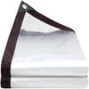 Transparent Tarp with Grommets, 100 x 575 cm, 80 g/m² view 1