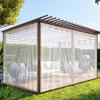 Transparent Tarp with Grommets, 100 x 575 cm, 80 g/m² view 4