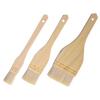 PAMINGONO 3-Piece Multifunctional Sheep Wool Pastry Brushes, Soft Brushes for Grills, Pizza and Bread, Kitchen Brushes for Glazing and Greasing, Space-Saving with Hanging Function view 1
