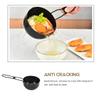 Healvian Small Black Iron Pot for Outdoor Picnics, Portable, Deep view 3