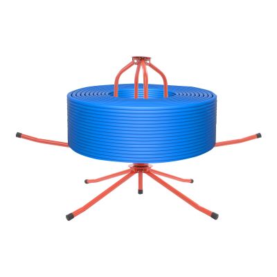 Underfloor Heating Pipe Reel, 150 kg Capacity, 8–32 mm, Single-Bearing