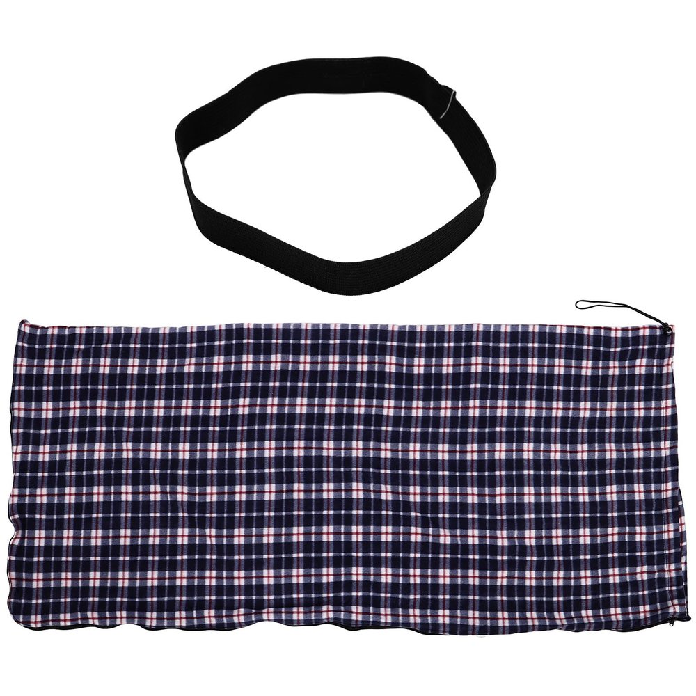 Fleece Sleeping Bag Liner, Black, Lightweight, Compact