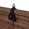 Bamboo Roller Blind 70 x 80 cm, Privacy, Light-Filtering, Indoor/Outdoor view 3