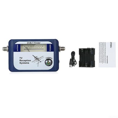 DVB-T Signal Finder, Digital TV Antenna Meter for Terrestrial Signal Detection, Portable Satellite Alignment Tool