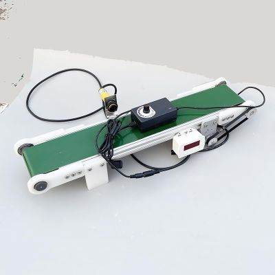 Desktop Conveyor Belt with Automatic Counter and Adjustable Speed for Freight Transport and Scientific Experiments