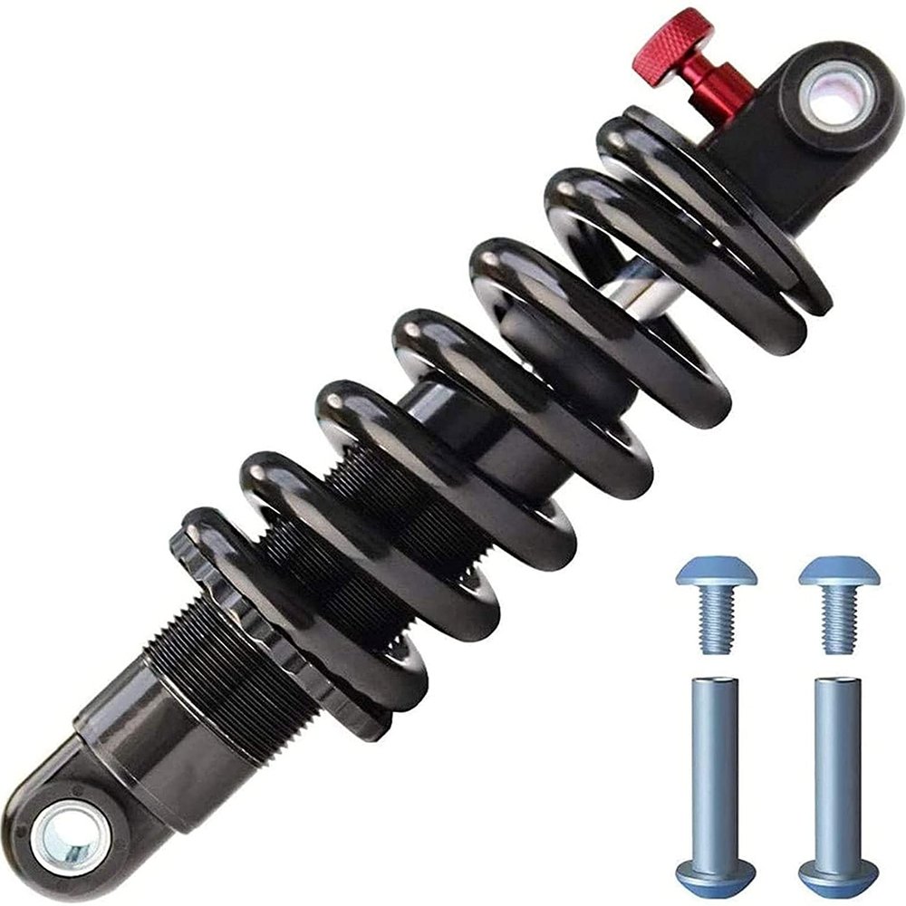 XLANDALYUEFA Replacement Rear Coil Shock for XC E-Bikes, Scooters & Folding Bikes, 190 mm, 150 lb