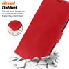 Giyer Wallet Case for Samsung Galaxy S26, Detachable PU Leather Case with Screen Protector, Stand, Card Slots and Magnetic Mount, Red view 2